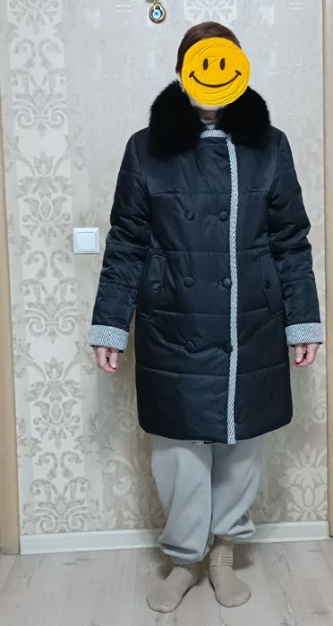 Пальто женское черное