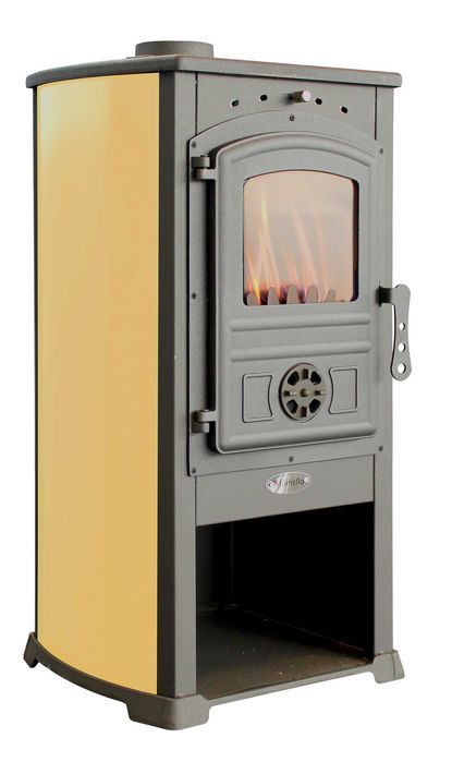 Semineu (Soba) pe lemne Fornello Modena Ivory/Red 7-9 kW