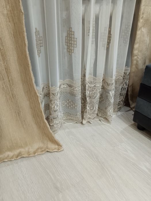 Красивый комплект штор