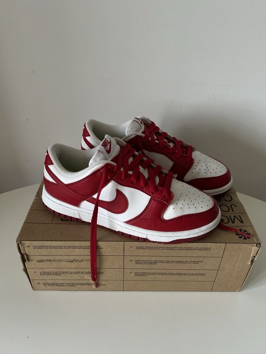 NIKE dunk low next nature gym red