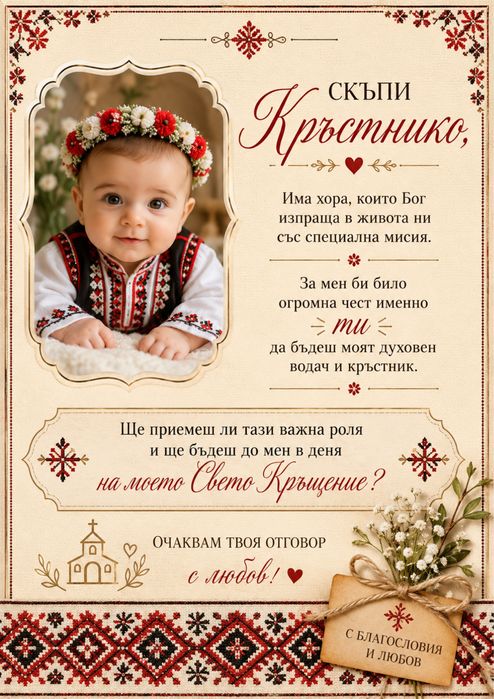 Покани за рожден ден,сватба,кръщене и …