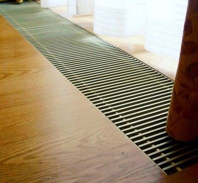 Внутрипольные конвекторы отопления