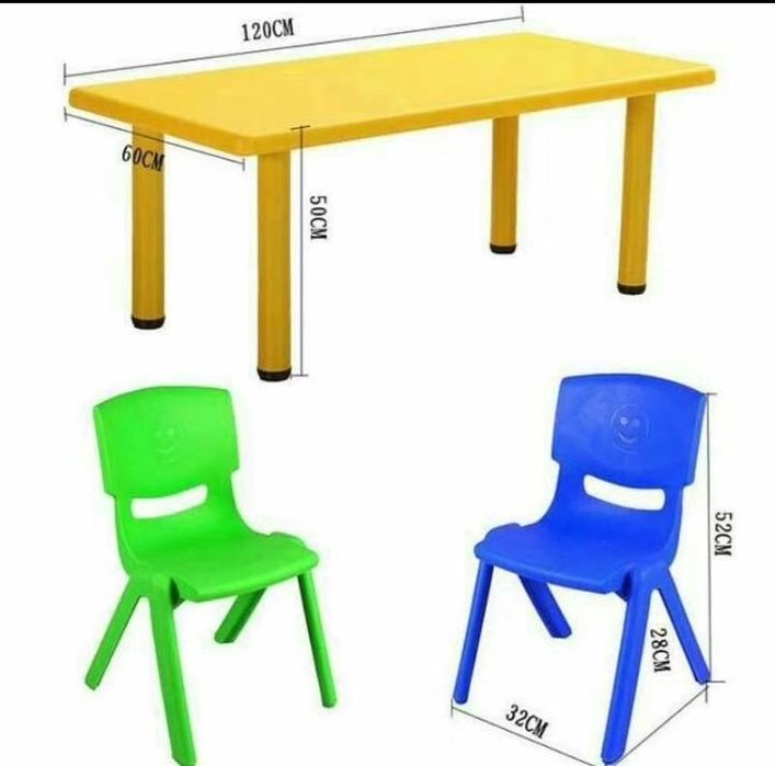 Стулья детские и столы