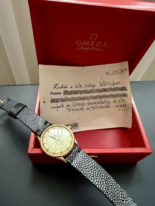 Ceas Omega Constellation Chronometer Automatic Aur Roz 18k
