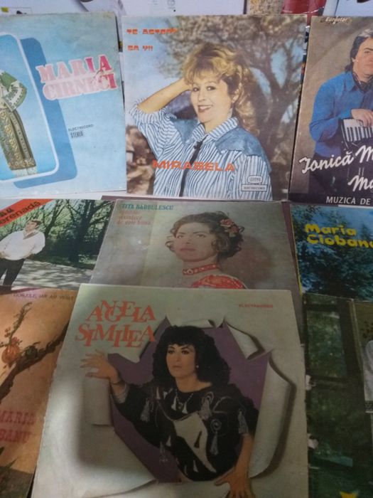 9 Coperti Discuri Vinil Cantareti Romani