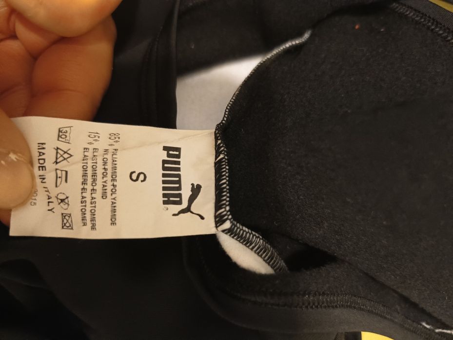 Pantaloni ciclism lungi cu bretele puma S