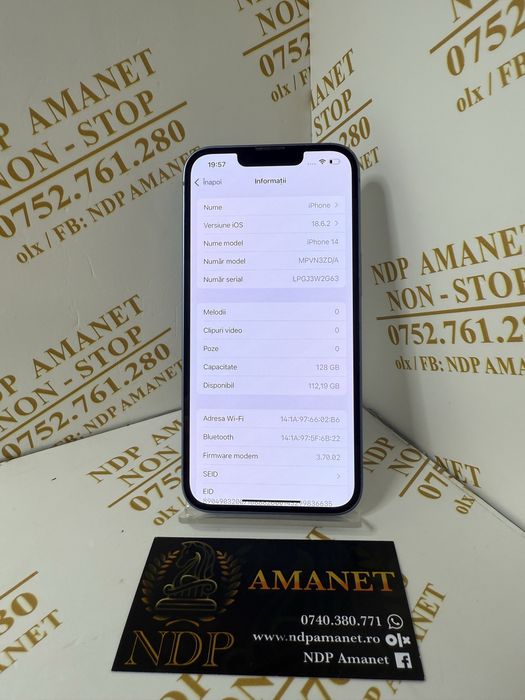 NDP Amanet Braila Iphone 14( 48757)