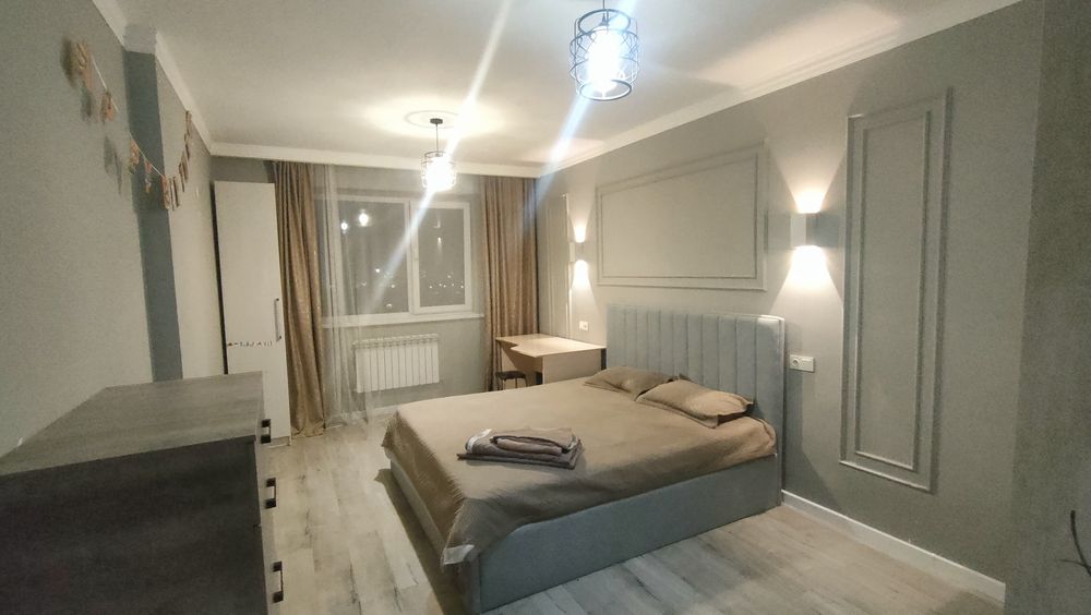 Сдам уютную квартиру со всеми удобствами, ЖК Алма Сити, можно по часам