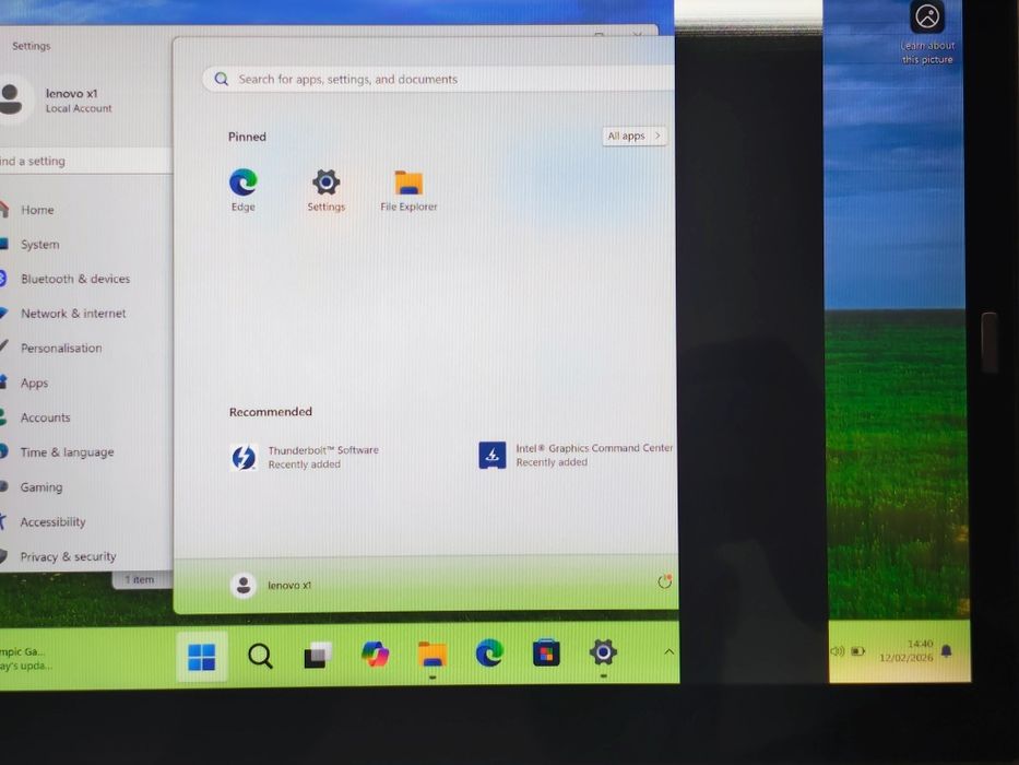 Tableta Windows 11 - Lenovo Thinkpad X1 gen3 Tablet - i5 gen8 - defect