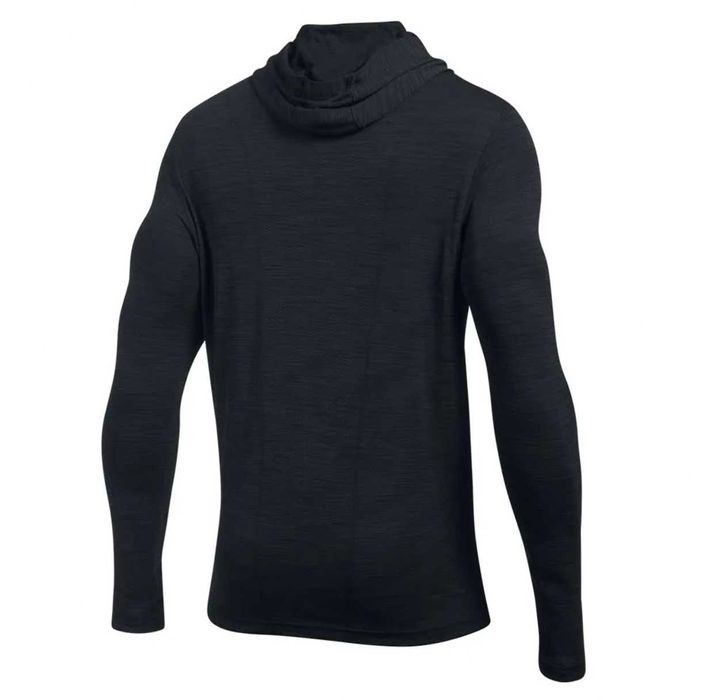 Bluza UnderArmour Heatgear Hoodie Gluga Alergare Negru Gri Threadbourne M