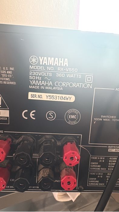 Amplficator Yamaha RX V500,  Pioneer VSX-1016V. Statie Denon DRA 275RD