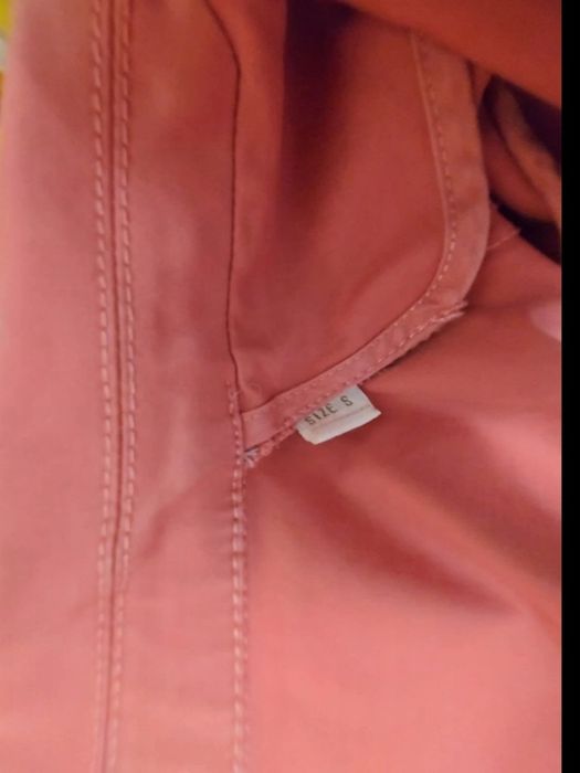 Sacou foarte frumos Diesel, coral, mărimea S, bumbac, stil urban/clasi