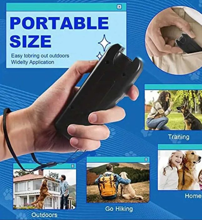 Светодиодный Фонарик для контроля лая собак!