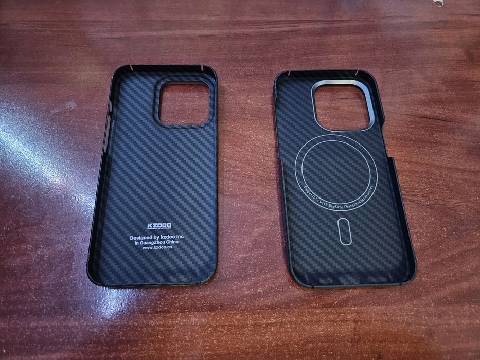 Чехол на iPhone 14 pro cevlar (karbon)