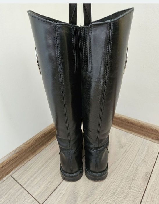 Guess Ботуши от естествена кожа,  черен цвят. Номер 36. Като нови!