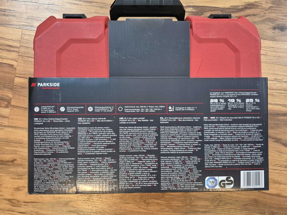 Masina de insurubat (impact) cu acumulator PARKSIDE PDSSAP 20-Li D3