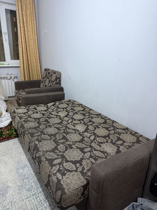 Раскладной диван с креслом