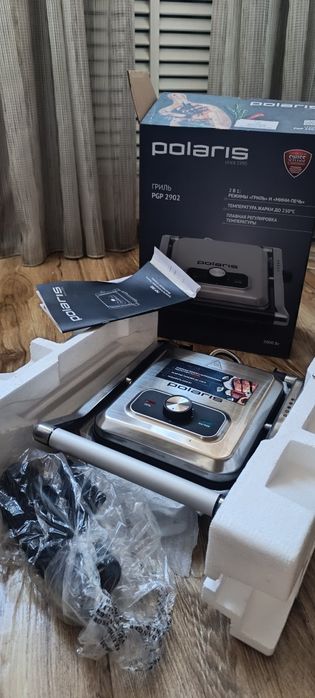 Новый электрогриль + минипечь Polaris 2902