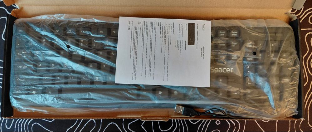 Tastatură Spacer SPKB-520 QWERTY 104 taste + 11 multimedia – nouă