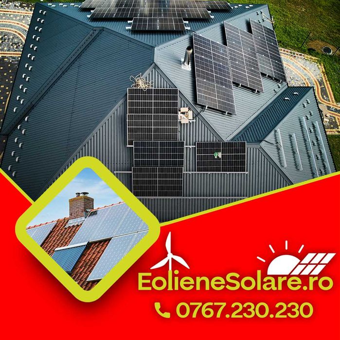 Kit Sistem Fotovoltaic Hibrid 7kw cu Eoliana 2Kw