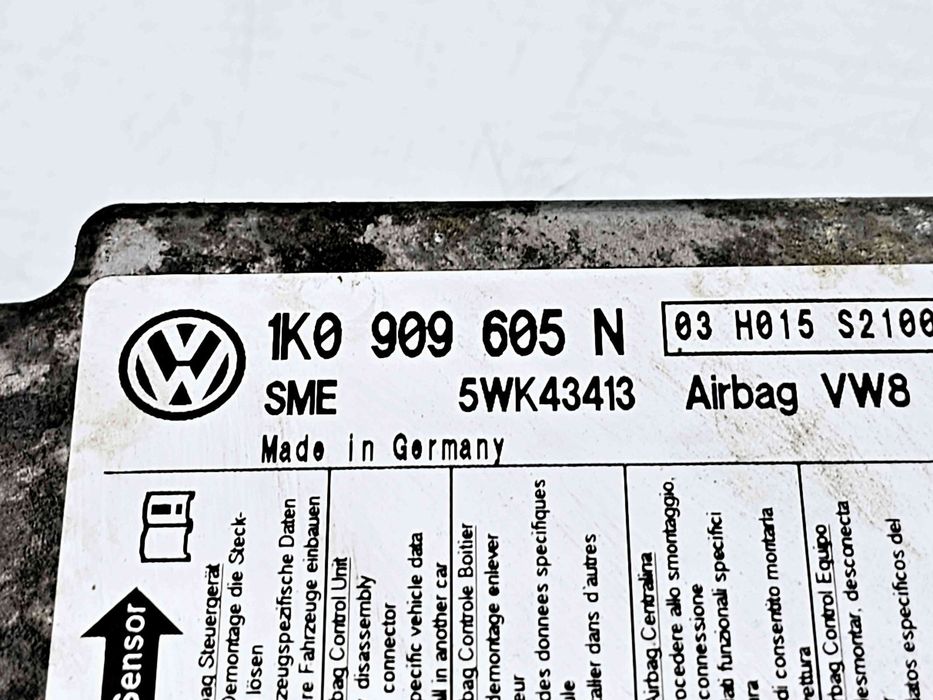 Calculator airbag Seat Altea (5P1) [Fabr 2004-2010] 1K0909605N 1.6 Ben