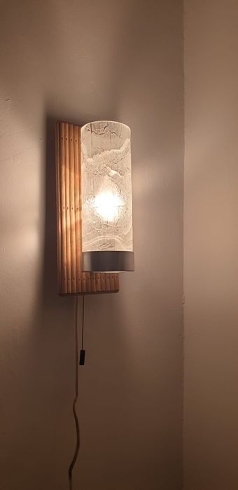 Accesoriu decorațiune înfrumusețare lemn sticla Doria Germania 1960