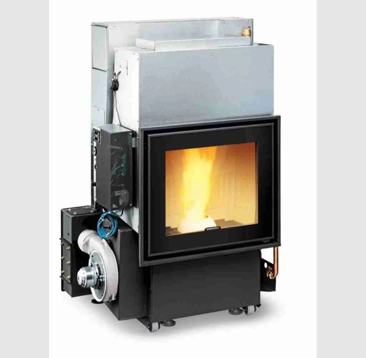 RDUCERE Termoșemineu pe Peleți 30 kw - Complet Automatizat