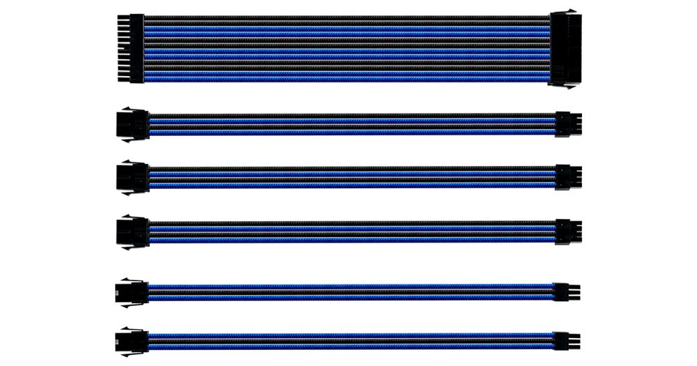 Cooler Master Extension Cable Kit Blue/Black