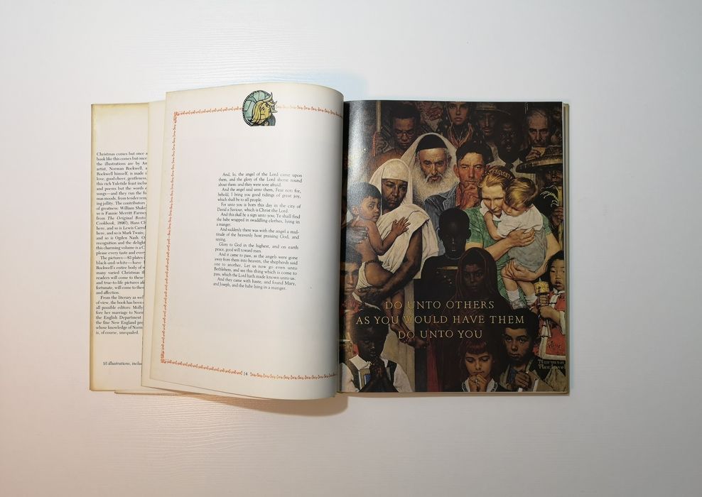 Norman Rockwell's Christmas book album de arta