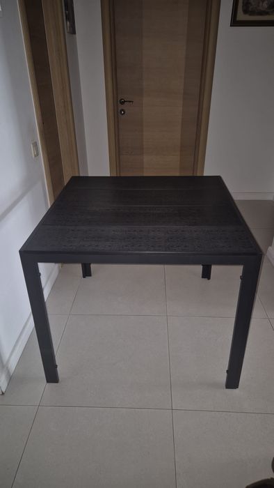Vand masa gradina MADERUP 90x90 neagra