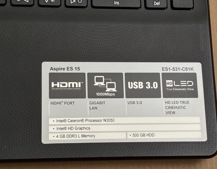 Laptop ACER ES 15