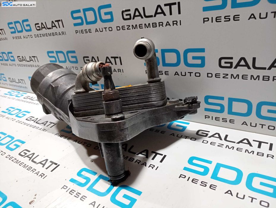 Radiator Racitor Ulei Termoflot cu Carcasa Suport Filtru Ulei Fiat Ritmo 1.6 JTD 2007 - 2014 Cod 55208625 [2775]