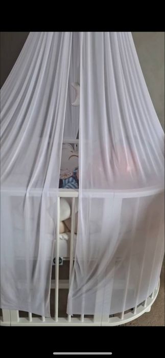 Детская кровать, круглая кроватка, кроватка трансформер