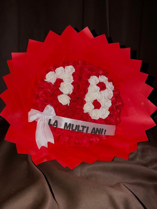 Buchet de flori din sapun