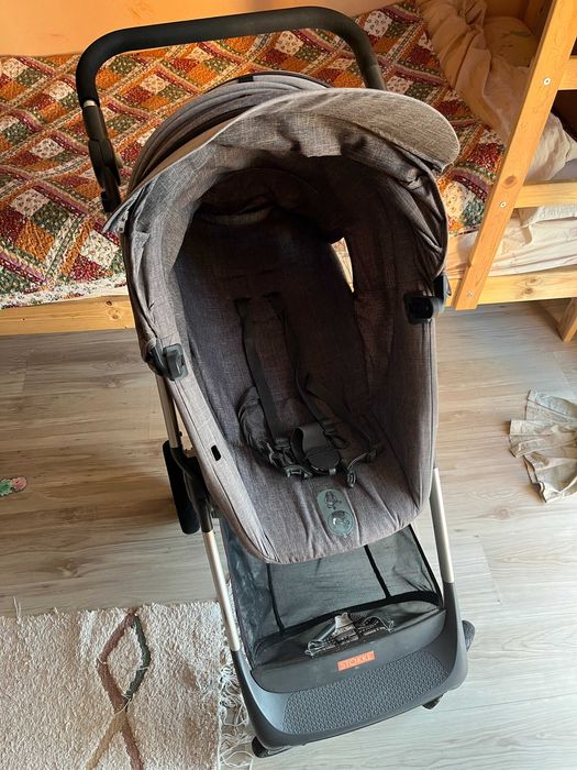 Комплект Stokke®: столче за кола + Isofix база + количка