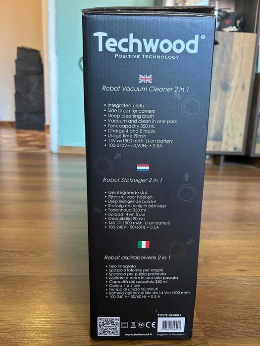 Прахосмукачка робот 2 в 1 Techwood