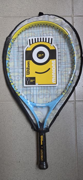 Rachete tenis copii Wilson Minions 2.0 Jr 21" – noi + husă