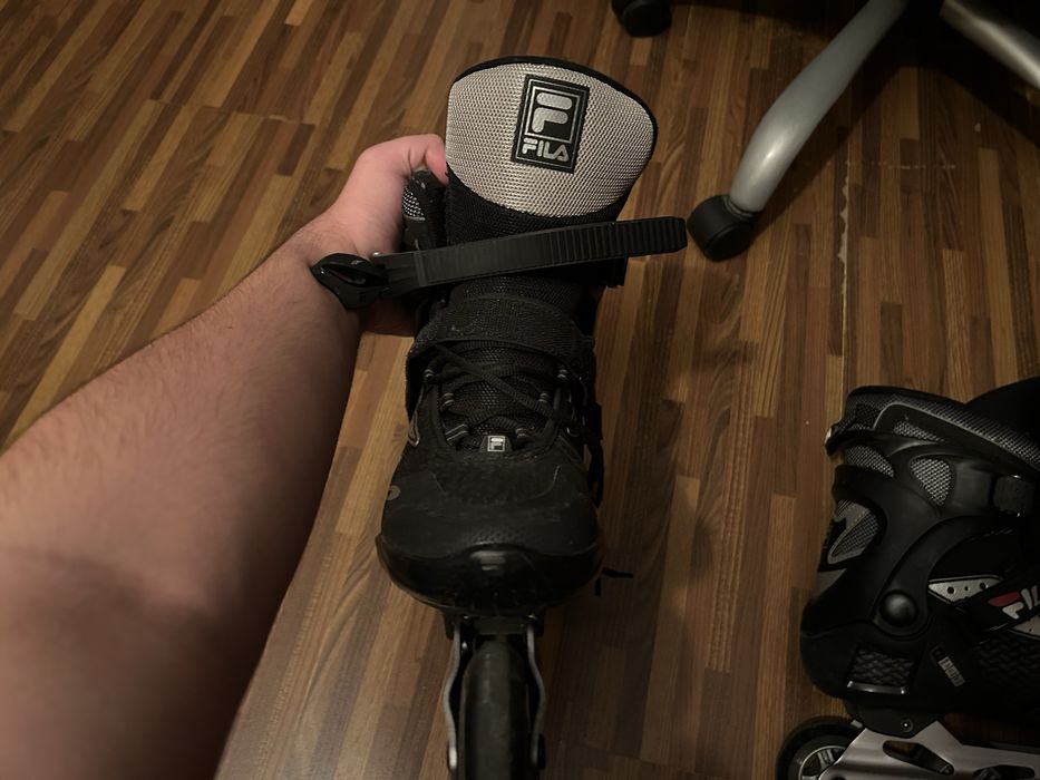 Role FILA Legacy Pro 80 Black/Silver, marimea 42.5