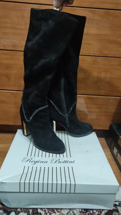 Продам сапоги натуральный замш