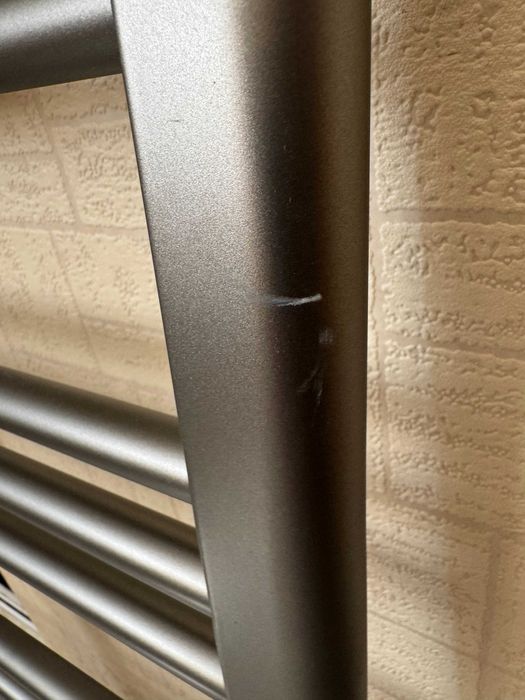 Алуминиева лира за баня сива - габарит 40х90 см - 426W