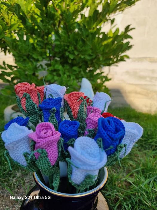 Trandafiri crosetati