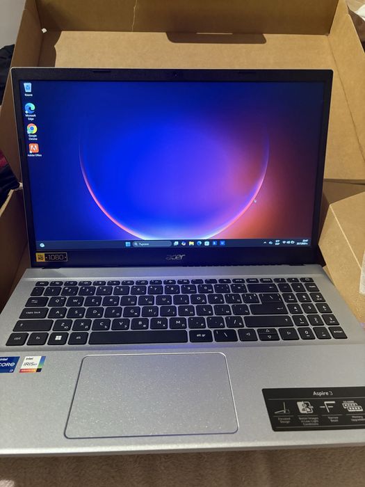 Чисто нов лаптоп Acer Aspire 3 i7 /MX550/ SSD / Windows + Гаранция/ цената е в евро