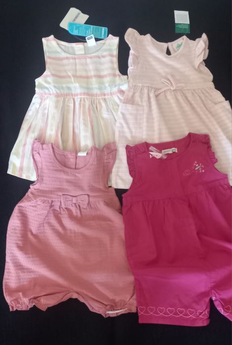 Нови рокли и гащеризончета за момиченце