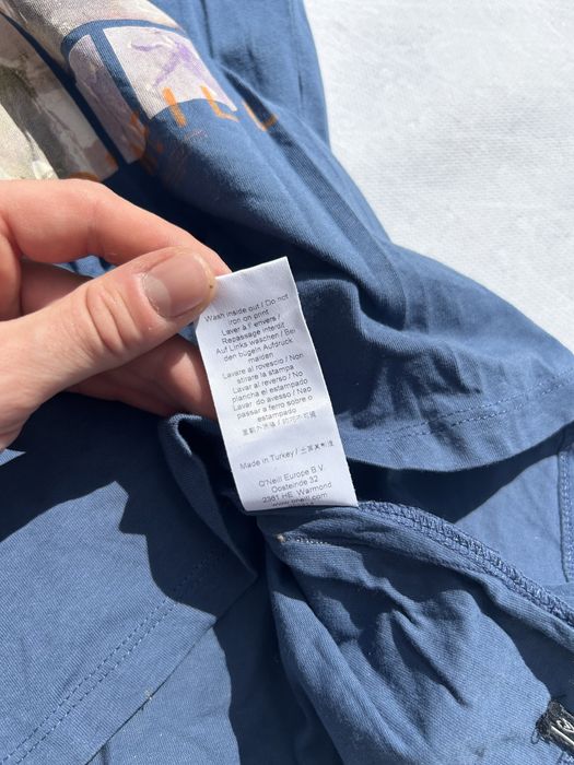 Tricou O'Neill albastru print mare surfboard marimea L