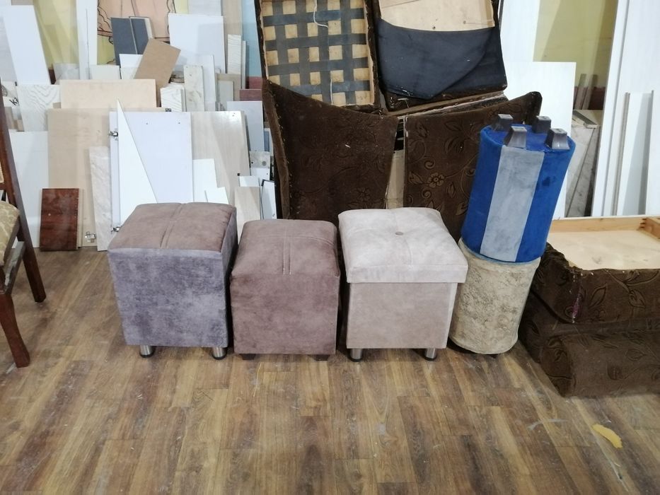 Хар хил турдаги пуфик стуллар сотилади донага ва оптом