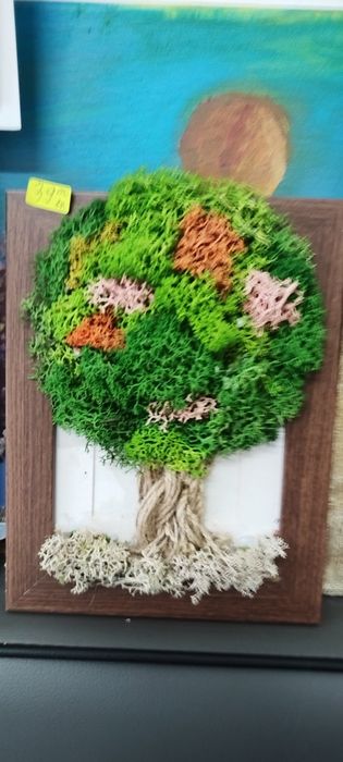 Декорации от жив скандинавски мъх