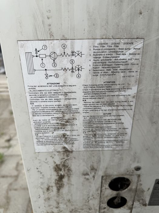 Термопомпа AERMEC ANZ0907HK 22.6 kW / 20.9 kW, 3x400V, въздух-вода