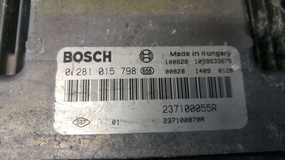 Ecu calculator motor 1.9 dci renault scenic 3 jz0 1 1039s33679 0281015798 237100055r 237100870r