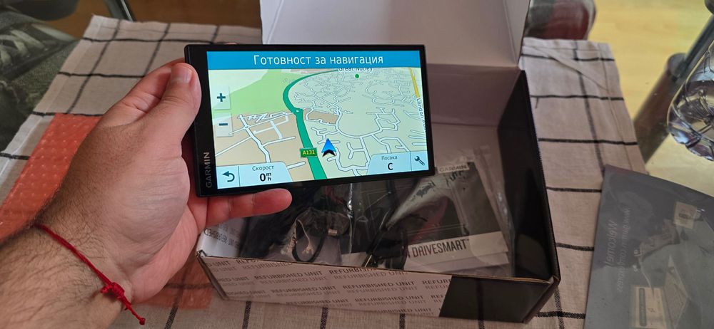 Навигация Garmin Drivesmart 61 7 инча карти за цяла Европа и Турция