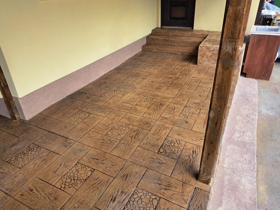 Щампован бетон .